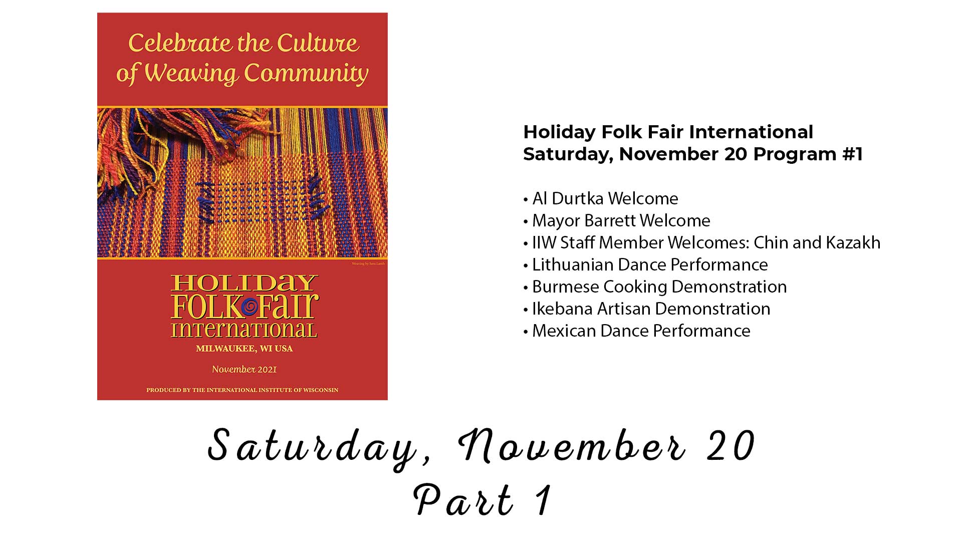 Holiday Folk Fair International